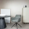Tower Living Eettafelstoel Fondo draaistoel Mona 120 taupe