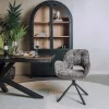 Tower Living Eettafelstoel Isola draaibaar- Haga 16 charcoal