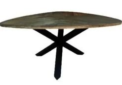 Tower Living Eettafel Trivero 150x150 Mango Olijfbruin