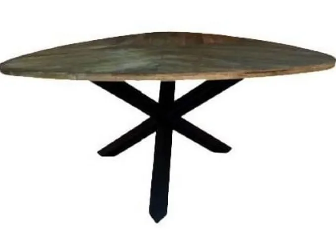 Tower Living Eettafel Trivero 150x150 Mango Olijfbruin