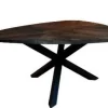 Tower Living Eettafel Trivero 150x150 Mango zwart