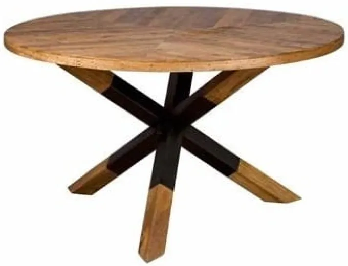 Tower Living Eettafel Viola mango rond - 130 – naturel