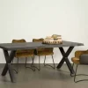 Tower Living Eettafel Xara Live edge blank of zwart - diverse afmetingen