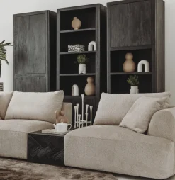 Tower Living Kast Tenna modulair 4 deurs en 2 open vakken – 80 cm