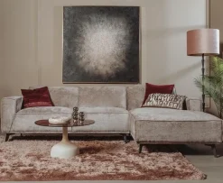Tower Living Leeds 2 5-AL + Chaise R - Touch 04 Taupe
