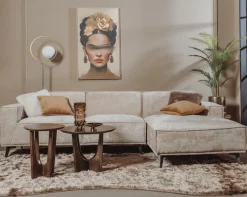 Tower Living Leeds 2 5-AL + Chaise R - Touch 102 Beige