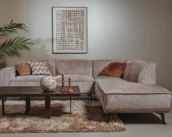 Tower Living Leeds 2 5-AL + Ottoman R - Touch 04 Taupe