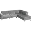 Tower Living Leeds 2 5-AL + Ottoman R - Touch 27 Light grey
