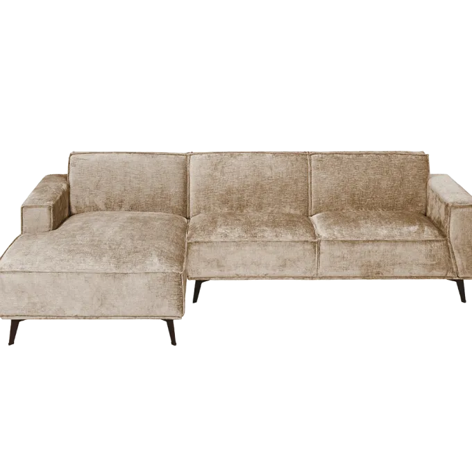 Tower Living Leeds 2 5-AR + Chaise L - Touch 102 Beige