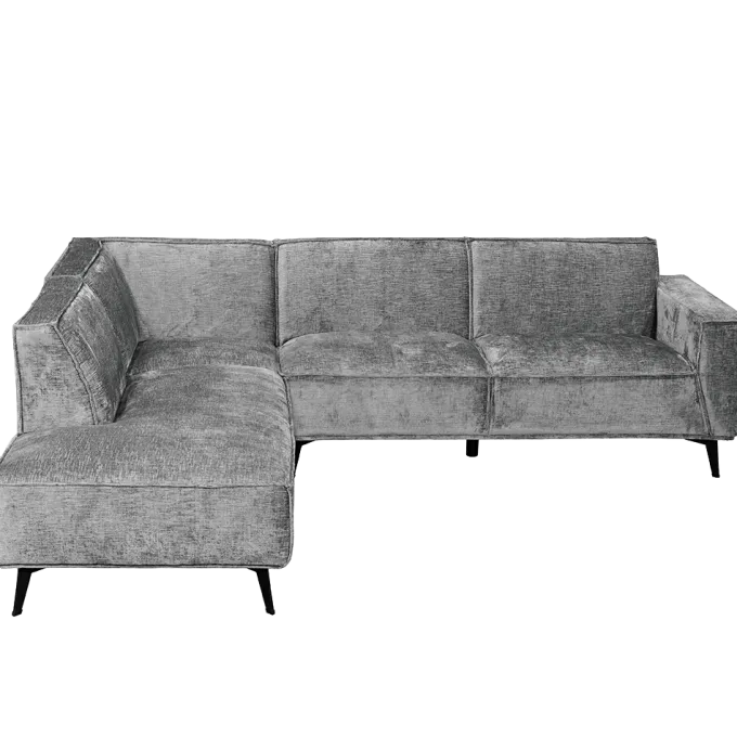 Tower Living Leeds 2 5-AR + Ottoman L - Touch 27 Light grey
