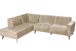 Tower Living Leeds 2 5-zits + Ottoman Links - Touch 102 Beige