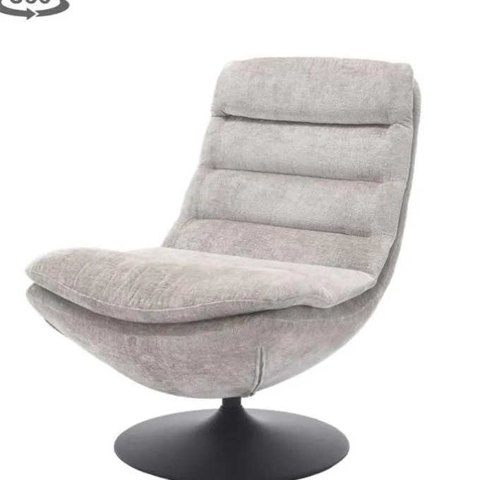 Tower Living Marano Fauteuil - Harmony 04 ice grey (draaibaar)