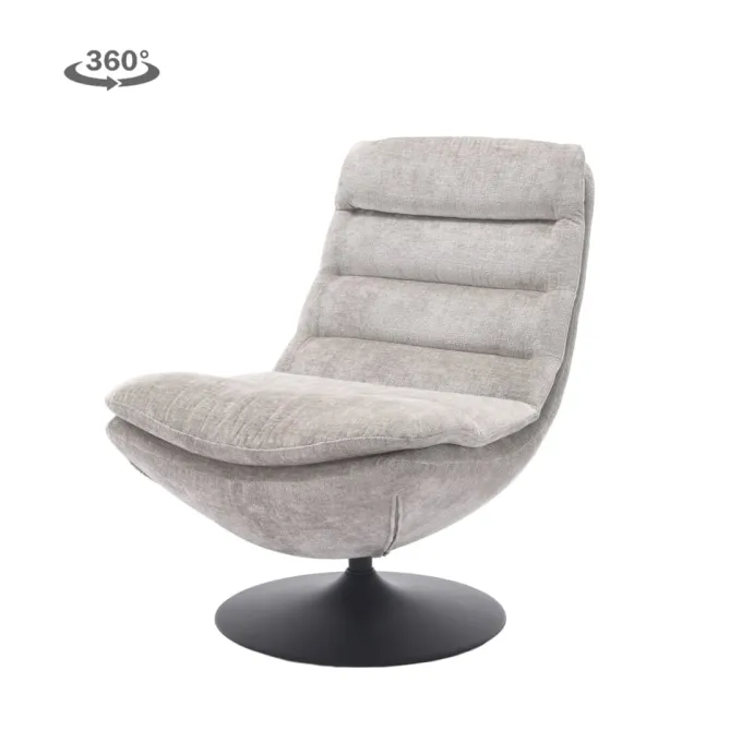 Tower Living Marano Fauteuil - Harmony 04 ice grey (draaibaar)