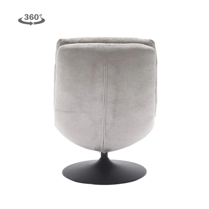Tower Living Marano Fauteuil - Harmony 04 ice grey (draaibaar)