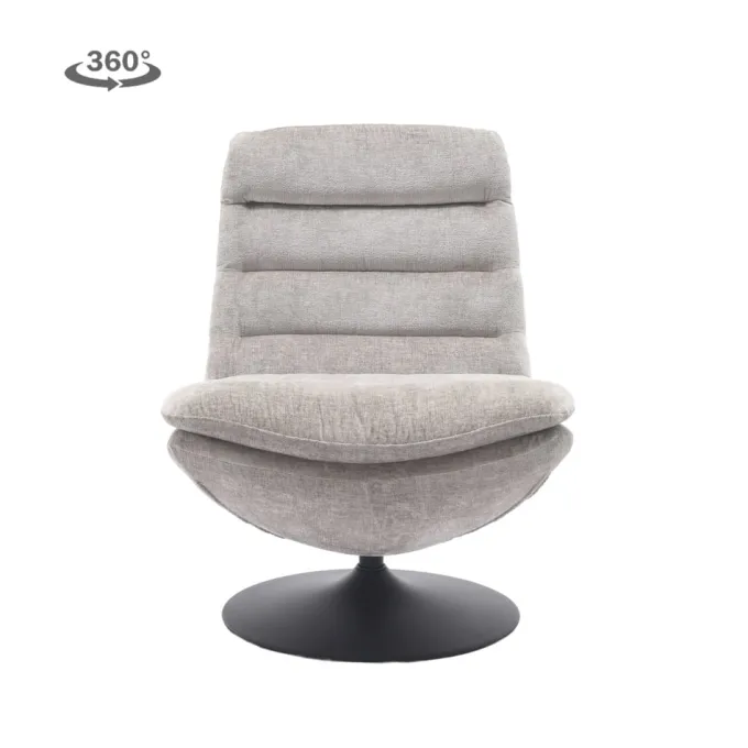 Tower Living Marano Fauteuil - Harmony 04 ice grey (draaibaar)