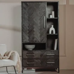 Tower Living Opbergkast Ziano 1 deur en 2 lades – 100 cm