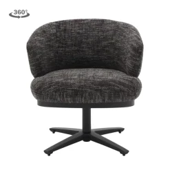 Tower Living Perca Lounge Armstoel - fabric TED 17 blue-grey