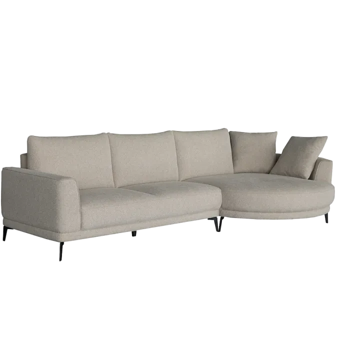 Tower Living Prescot 2 5-AL + Chaise R - Sahara 120 beige