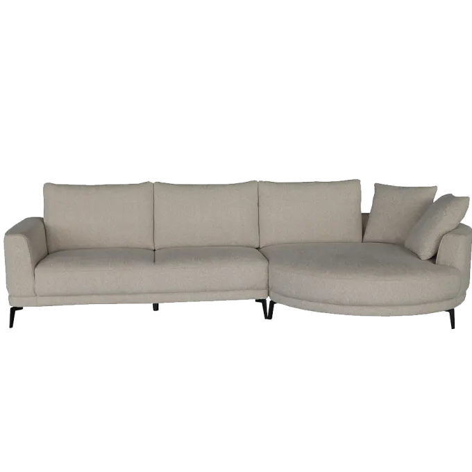 Tower Living Prescot 2 5-AL + Chaise R - Sahara 120 beige