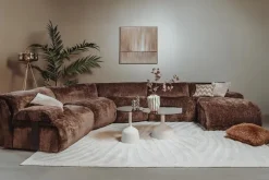 Tower Living Redford Chaise Longue zonder arm - Touch 106 brown