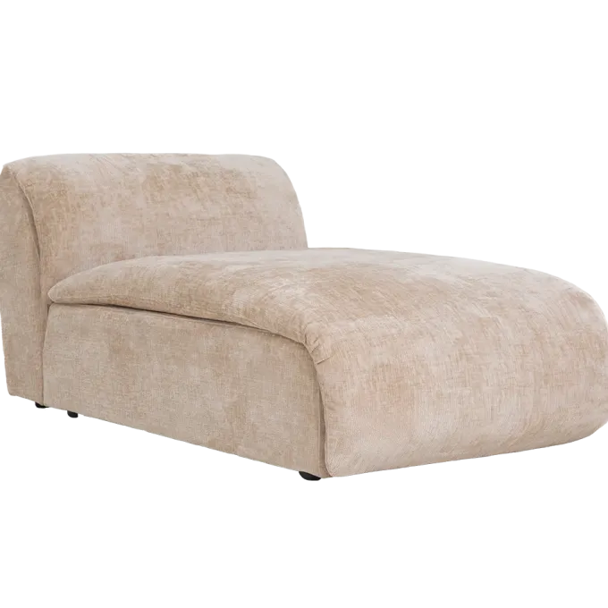 Tower Living Redford Chaise Longue zonder arm - Touch 102 beige
