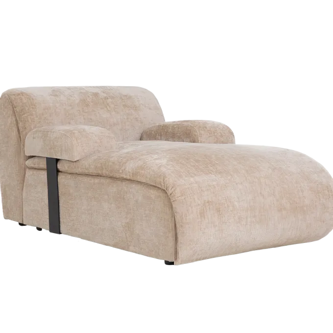 Tower Living Redford Chaise Longue zonder arm - Touch 102 beige