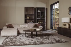 Tower Living Redford Chaise Longue zonder arm - Touch 04 taupe