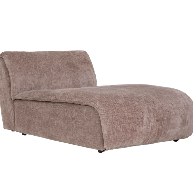 Tower Living Redford Chaise Longue zonder arm - Touch 04 taupe