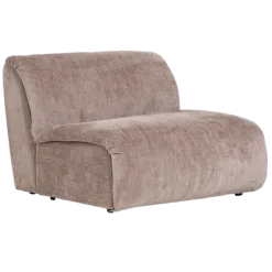 Tower Living Redford 1-zits zonder arm - Touch 04 taupe