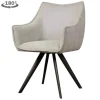 Tower Living Riviera Armstoel - fabric Brego 02 light grey (draaibaar)