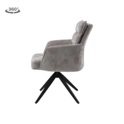 Tower Living Rosora Armstoel - HZ6068-04 beige (draaibaar)