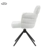 Tower Living Rumo Armstoel - fabric ATS118-2 ecru (draaibaar)