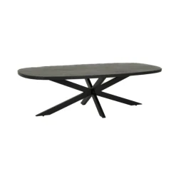 Tower Living Salontafel Silvi 130 cm - Zwart