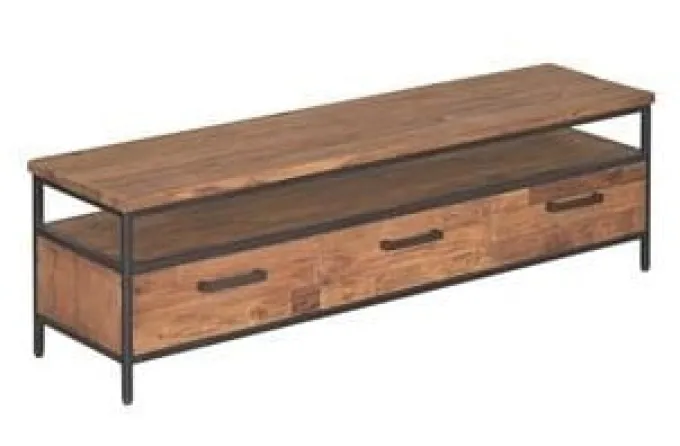 Tower Living TV meubel Livorno Teak - 200 cm showroommodel