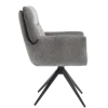 Tower Living Varzo Armstoel - Toro 5 grey (draaibaar)