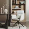 Tower Living Varzo Armstoel - Toro 25 cream (draaibaar)