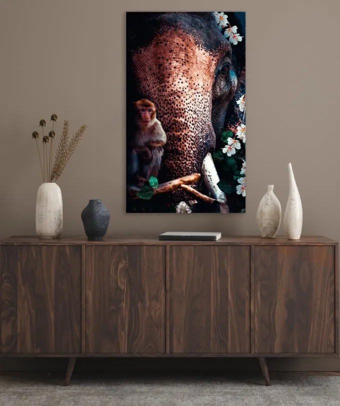 Wandkraft Elephant