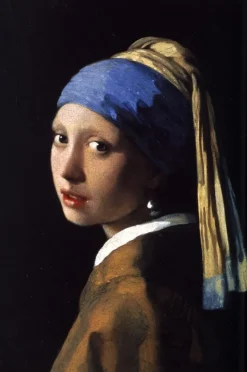Wandkraft Girl with a Pearl Earring by Johannes Vermeer