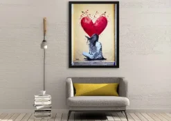 Wandkraft Heart Girl