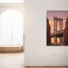 Wandkraft Manhatten Bridge from Brooklyn Street