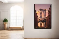 Wandkraft Manhatten Bridge from Brooklyn Street