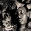 Wandkraft The Woman and Lion