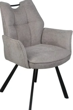Wildeboer & v/d Weide Eettafelstoel Mabel met arm - stof A-Enter 10