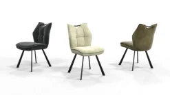 Wildeboer & v/d Weide Eettafelstoel Mabel zonder arm - stof C-Adore 110