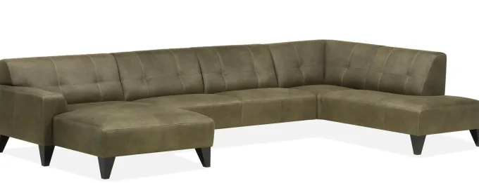 WoonMax Bank Power C3 Zorro - Chaise longue, 3-zits, hoek en ottomane