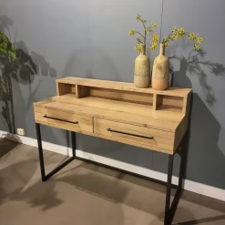 WoonMax Bureau Neil 2 lades/3 open vakken Natur showroommodel