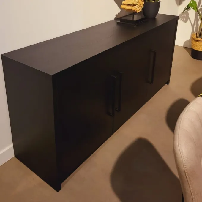WoonMax Dressoir Broadway 3 deurs - Noir