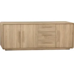 WoonMax Dressoir Pretoro Old Oak 3 deuren en 2 laden - 239 cm