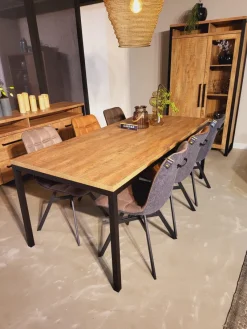 WoonMax Eettafel Carriba Mango - 160 of 200 cm