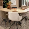 WoonMax Eettafel Deens ovaal Costa - 8 afmetingen - Diverse kleuren